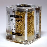 Goldstreuer Deluxe 23 Karat essbares Blattgold – 100mg Goldflocken